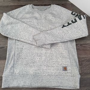 Carhartt Women's Relaxed Fit Sleeve
Logo Graphic Sweatshirt